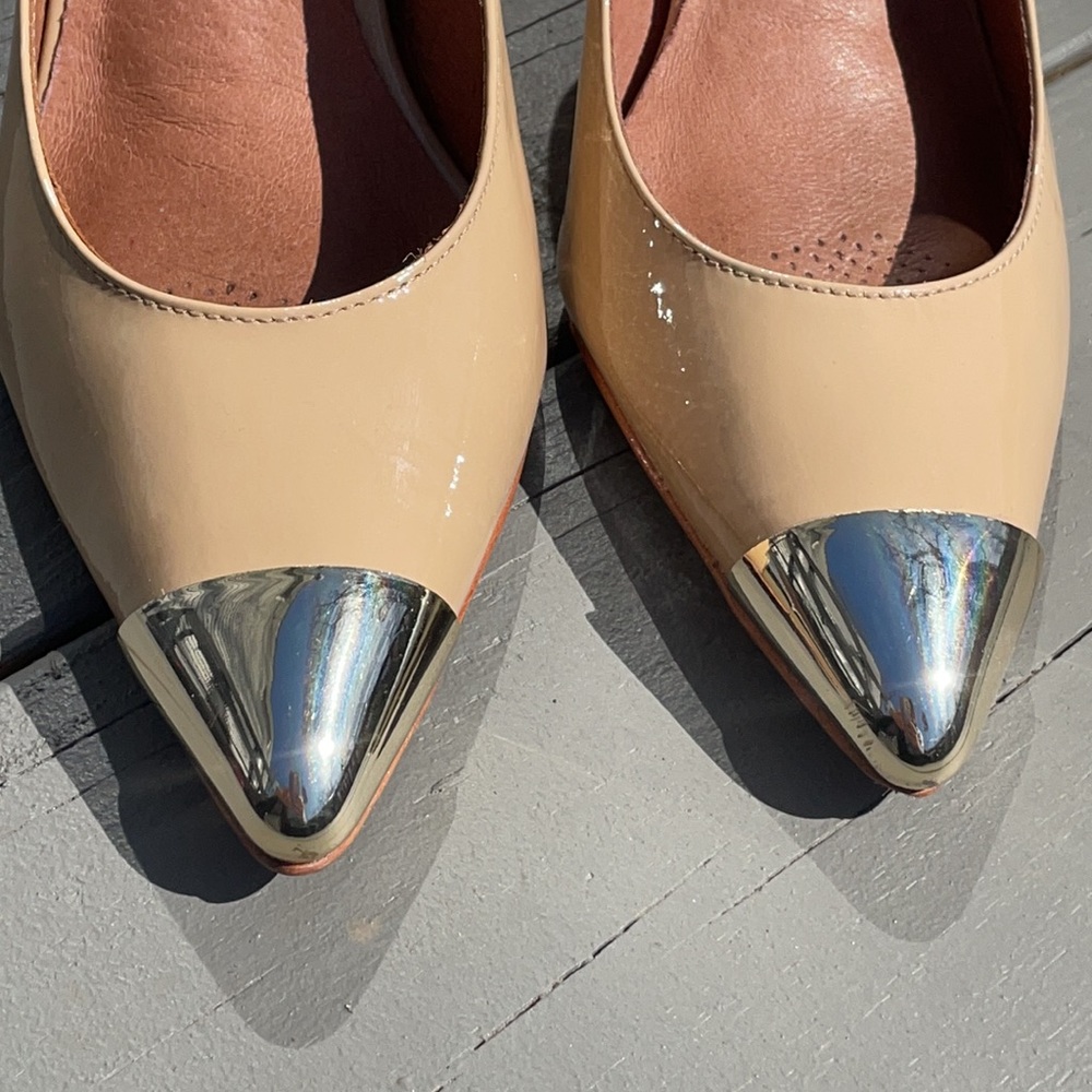 Corso como beige heels. Made in Brazil.Size 5,5. - Picture 5 of 16